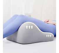 Cuscino triangolare in memory foam con cuneo e testiera morbida per dormire