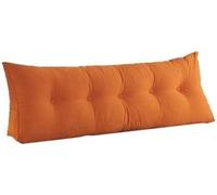 Cuscino triangolare per testiera del letto, 150 cm, cuscino di supporto per schiena e collo, ideale per leggere e rilassarsi, grande, colore rosso (ge 120 x 20 x 50 cm)