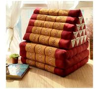 Cuscino Triangolare Thailandese,Materasso Da Pavimento Con Cuscino,Materasso Pieghevole Standard A Tre Sezioni,Materasso Tradizionale Pieghe Per La Meditazione,Ideale Yoga,Massaggi O Relax(180*55*40cm