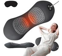 Cuscino Triple Fusion, massaggiatore per schiena a tripla fusione con sollevamento dell'airbag, vibrazione e calore, contorno ergonomico, per massaggio schiena e collo e spalle