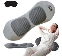 Cuscino Triple Fusion, massaggiatore per schiena a tripla fusione con sollevamento dell'airbag, vibrazione e calore, contorno ergonomico, per massaggio schiena e collo e spalle