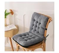 Cuscino Ufficio Doppia Faccia Con Schienale Alto Cinghie Antiscivolo Supporto Ergonomico For Tutte Le Stagioni For Ufficio Casa Dormitorio Sala Da Pranzo Sedie A Dondolo Adulti E Studenti(Gray)