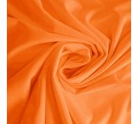 Cuscino Velluto Fiocco Tinta Unita 50x40 cm Divano Arredo Casa (33. Arancio fluo)