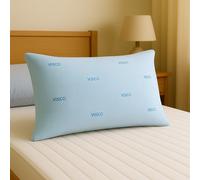 Cuscino Viscoelastico REALIZZATO IN TURCHIA - 50x70 cm - Riempimento in Schiuma Memory Foam Sminuzzata - Fodera in Cotone - 1000g - Cuscino per Supporto di Collo e Schiena 50*70Cotone