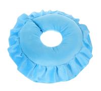 Cuscino Viso da Massaggio Blu in Cloth per Spa e Letto | Supporto per Faccia in Giù, Uso in Camera da Letto, Formato U per Poggio Collo