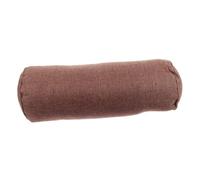 Cuscino Yoga 1 Pezzo in Cotone Lino Cilindrico per Yoga | Fodera Sfoderabile Zip Integrale, Superficie Antiscivolo, Supporto per Ginocchia e Collo in Studio