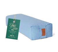 #DoYourYoga Cuscino da yoga "Paravati", 67 cm x 13 cm, imbottito con pupazzo di farro biologico (KBA) o ciotole di grano saraceno biologico (KBA), cuscino da yoga con rivestimento lavabile, cuscino e