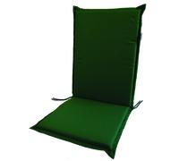 CUSCINO ZIPPO VERDE SCHIENALE ALTO 115x48xH6 cm