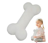 CusçinoLungo In Peluche PP E Velluto - Mini Osso Da 35 Cm, Cusçino A Forma Di Osso | Cusçino Decorativo, Morbido Ćuscino Lungo Per Divano, Camera Da, Peluche
