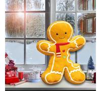 Cuscinos Della'ominos Di Pan Di Zenzeros, 40cm Peluche Ominos Di Pan Di Zenzeros Di Natale, Simpatico Cuscinos In Peluche ConOmino DiPan DiZenzeros, PelucheDi OminoDiPan DiZenzeros Dei Cartoni Animati