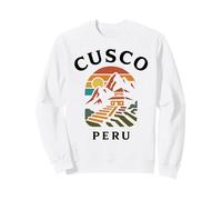 Cusco Perù Retro Città Inca Montagna Andina Sud America per Felpa