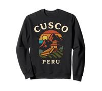 Cusco Perù Retro Città Inca Montagna Andina Sud America per Felpa
