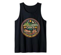 Cusco Perù Round Travel Souvenir City Landmark Tourist Gift Canotta
