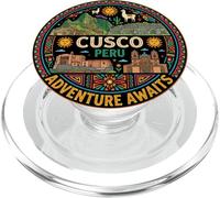 Cusco Perù Round Travel Souvenir City Landmark Tourist Gift PopSockets PopGrip per MagSafe