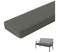 Cush per tavolo da esterno e interno, spesso, per panche, 200 x 50 x 5 cm, perfetto per giardino, patio, balcone, sala da pranzo, posti a sedere su pallet e altalene (grigio scuro)