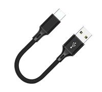 Cushangty Cavo USB C per Dati - 25 cm Carica Rapida In Nylon Cordone Di Ricarica Type-C - Cavo Intrecciato Portatile Ricarica Rapida Trasferimento Dati Per Laptop Ufficio Computer