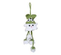 Cushangty Charm per Zainetto Halloween, Pendente Fantasma All'uncinetto Per Interno Auto, Accessori Appendibili Fatti A Mano Per Zaino, Porta, Interno Auto, Borsetta, Albero E Soggiorno