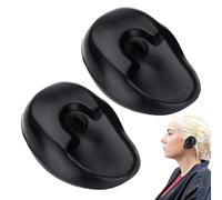 Cushangty Copriorecchie in silicone, protezione per le orecchie per capelli, protezione dal calore, protezione 'udito riutilizzabile, protezione 'onda dei capelli, protezione impermeabile per