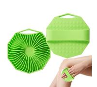 Cushangty Esfoliante Per La Doccia Corpo - Accessorio per Doccia con Setole Esfolianti - Spugna Detergente 2 Pezzi in Silicone Morbido, Esfoliante e Massaggiatore per Pelle Sensibile e Normale