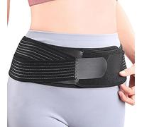 Cushangty Si, cintura elastica Iliosacrale da donna, cintura di sostegno regolabile, supporto per fianchi traspirante, supporto per fianchi antiscivolo per alleviare il disagio nella zona pelvica e