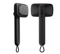 Cushangty Spazzola per capelli di gatto, spazzola per cani per la forfora, accessori regolabili, design cordino, strumento per la cura degli animali domestici lunghi e corti