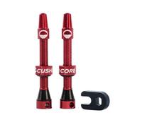 CushCore Tubeless Valves Red 44mm