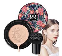 Cushion BB Cream Makeup Base Hydrating Skin Tone Corrector Soft Focus Concealer Formula | Women Daily Makeup, Look Enhancement, Skin Smoothing Effect, Beauty Routine Application, Natural Cove
