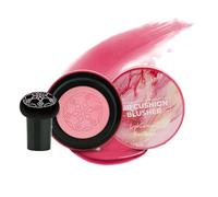 Cushion Blush, Makeup Blush, Beauty Cosmetics, Long Lasting Highlighter Contour, Wedding Festive Holiday Everyday, 18 g portatile compatto versatile, ideale per radiante Glow