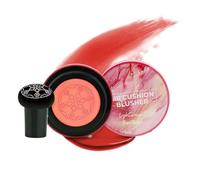 Cushion Blush, Makeup Blush, Beauty Cosmetics, Velvet Matte Finish, Portable, Long-Lasting Highlighter Contour, for Wedding, Festive Holiday, Everyday, Use, 18g
