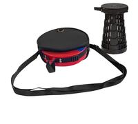 Cushion Carrying Bag - Round Folding Stool Storage Case | Lightweight Brushed Fabric and Sponge Carry Bag for Telescopic or Folding Stools | Scratch-Resistant Travel Pouch for Camping & Hiking