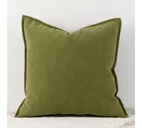 Cushion Covers 45 X - Super Soft Decorative Textured Chenille Throw King Size Pillow 50x70 65x65 60x80 Boho Pillowcases Modern Home Decor For Sofa Bedroom(Deep green,60 * 60cm (pillowcase))