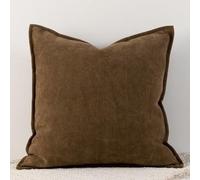 Cushion Covers 45 X - Super Soft Decorative Textured Chenille Throw King Size Pillow 50x70 65x65 60x80 Boho Pillowcases Modern Home Decor For Sofa Bedroom(Khaki,60 * 60cm (pillowcase))