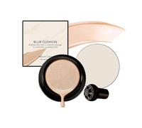 Cushion Foundation Glow, 15g Waterproof Cosmetic, Sweat Proof Mushroom Air Cushion Aid with Smooth Texture, Radiant Accessory with Modern Style, Beauty Solution for Sensitive Skin