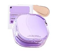 Cushion Foundation Makeup, Waterproof Concealer Cream, Long Lasting Fixture with 25g Build, Beauty Accessory with Compact Utility, 3.07x3.07x1.18 inches Cosmetic Organizer, Daily Support for Oily Skin