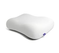 Cushion Lab - Cuscino per sonno profondo, design ergonomico brevettato per chi dorme sul lato e sulla schiena, forma cervicale ortopedica, culla delicatamente la testa e fornisce supporto al collo e