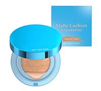 Cushion Makeup, Matte Foundation, 15G Lightweight Concealer, Long-Lasting Air Cushion Cream, Smooth Coverage Texture, Ideal for Women on Business Trips, School, Beach, Party, Travel