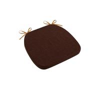 Cushion Seat Pads Set of 2 40x40cm Non-Slip Dining Chair Cushions with Ties Thick 4cm Soft Pads for Kitchen Living Room Rustic Style Comfortable Support