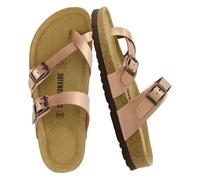 CUSHIONAIRE Hikyskin Luna - Sandalias con Plantilla de corcho para Mujer con +Comfort