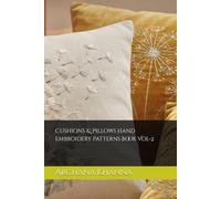 Cushions & Pillows Hand Embroidery Patterns Book Vol-2