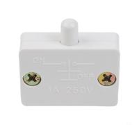 Cushteg Interruttore per luce porta, interruttore on/off per armadio con funzione di apertura automatica, 1 A/250 V, bianco, per illuminazione armadio e dispensa