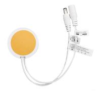 Cushteg Interruttore touch dimmerabile a LED per luci LED da 12 V/24 V CC, 5 A 60 W, montaggio su tavola in legno, interruttore da parete con sensore touch, alloggiamento in ABS, 48 x 48 x 7 mm