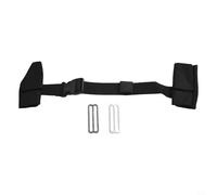 Cushteg Pettorina regolabile per immersioni subacquee con fibbia a sgancio rapido per BCD, 1680D nylon Webbing, nero