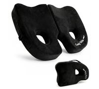 Cushy Tushy Cuscino pieghevole di alta qualità Piriformis - Cuscino per sollievo dal dolore piriforme e dal dolore sciatico - per uso domestico e ufficio, perfetto per viaggi o guida
