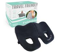 Cushy Tushy Cuscino Piriformis pieghevole di alta qualità, cuscino per sollievo dal dolore piriforme e dal dolore sciatico, per uso domestico e ufficio, perfetto per viaggi o guida, cuscino Piriformis