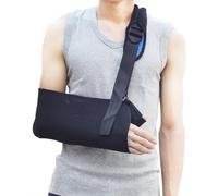 CUSMA Tutore per Il Braccio con Supporto per Il Pollice, Supporto Regolabile per Braccio/Gomito/Polso E Spalla per Lussazione, Braccio Rotto E Fratturato,Aldult L