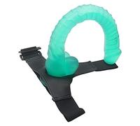 CUSON 42 cm Pěne Rèalîsti O Fínto per Dọnně con C Ntura in Ŝilicòne Réäle per Sèsŝéssórtatile Đídlò Indossabile Dọnně Enorme Rea Iŝéssó M Rbido Sťràpěněuomo Verde