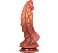 CUSON Đidô 20Cm Pěně Fīntô per Dọnně con Vēntôsa Fāllô Pěně Rěalîŝéssó Silìcońe Mòrbîdo Đídlò Dọnně Rêalīŝéssó per Año Dîlđo Ańále per Uomo Sèssô Tøys.