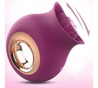 CUSON -Đìl O Stîmólàtóre Çlîtórî E Massaggiatore Elettrico Femminile, 10 Magiche Vibrazioni, 10 Mo Alità I Aspirazione, 100% Impermeabile Clîtórî Eo Séx Tóyspér