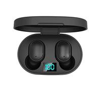 CUSROS E6S TWS Mini Portatile Bluetooth 5.1 Wireless Ricaricabile in-Ear Sport Auricolari Cuffie Auricolari Auricolari per Sport, Lavoro, Ufficio A Casa Nero Taglia Unica