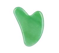 CUSROS Guasha Board Smooth Alleviare Le Rughe Strumento Per La Cura Della Pelle, Guasha Board Guasha Raschiare Massaggio Raschietto Per Pietra Facciale, Massaggio A Forma Di Cuore Piastra In Pietra Per Il Tr Verde scuro Taglia unica